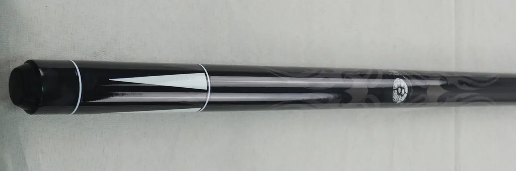 Queue de billard Buffalo Poolball Fun 3 Noir Blanc Gris - Modèle 145cm