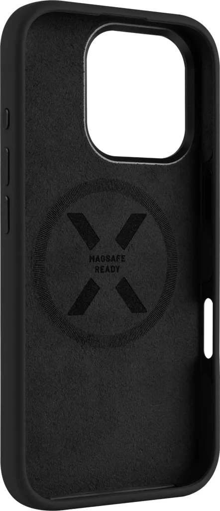 FIXED MagFlow Coque Silicone Soft-Touch MagSafe iPhone 16 Pro Noire - 4