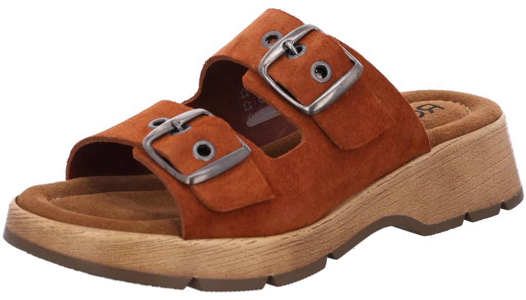 Rohde Mules Femme Licata 6262 En Cuir Avec Boucle - Confort Et Style Estival