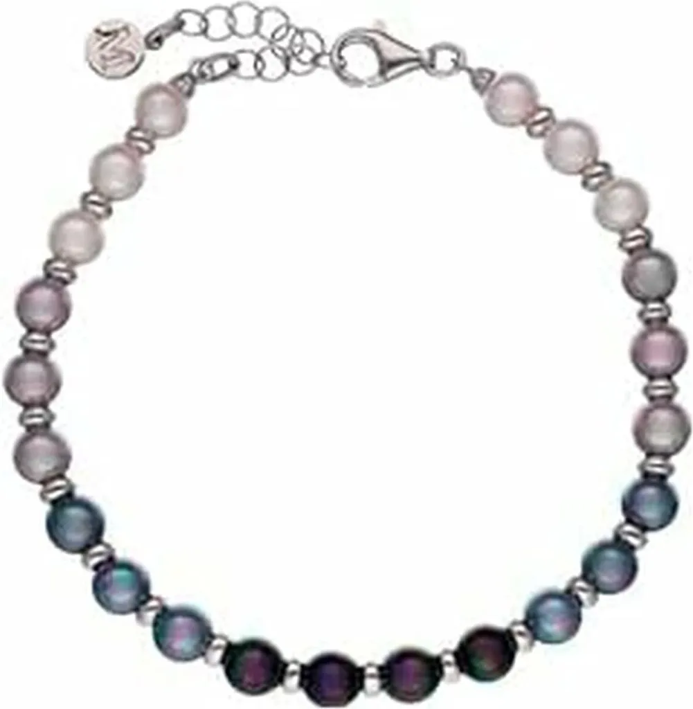 Bracciale Majorica 17191.10.2.000.010.1 Unisex: Perle di Maiorca e Argento