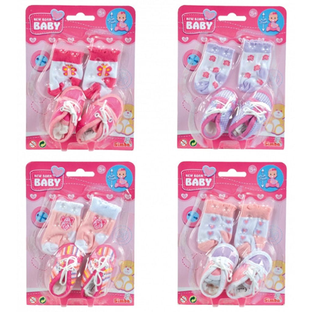 New Born Baby Born Baby Sokken & Gestreepte Schoentjes Produktbild 