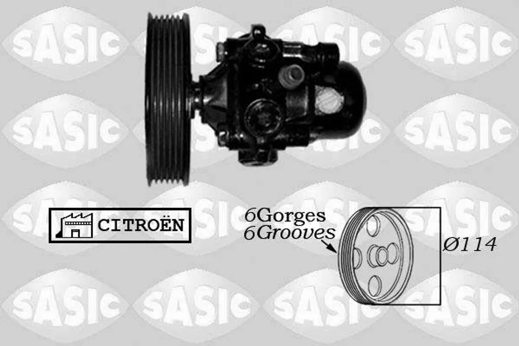 Pompe hydraulique direction OE 4007S7 SASIC 7070025 robuste et fiable
