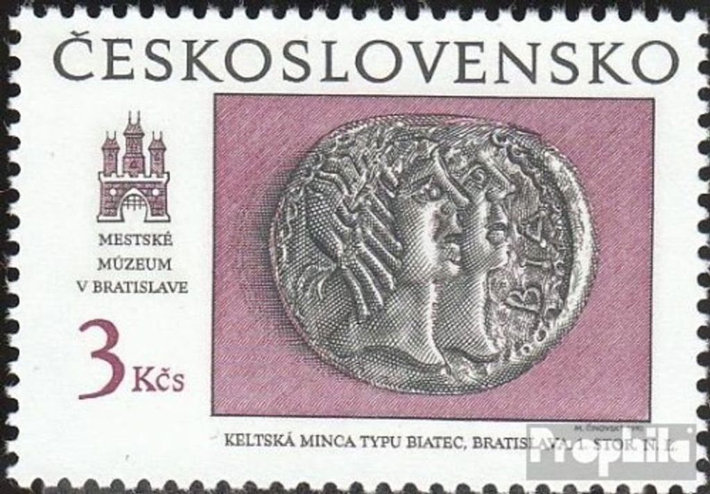 Briefmarken Tschechoslowakei 1990 Mi 3062 (kompl.Ausg.) postfrisch Preßburg