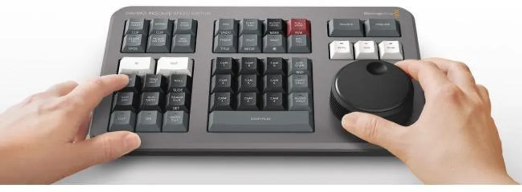 Console de montage DaVinci Resolve Speed Editor et logiciel Studio - 10