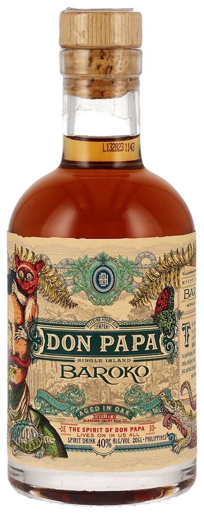 Don Papa Baroko 200ml - Aged in Oak Casks - Rum Produktbild 