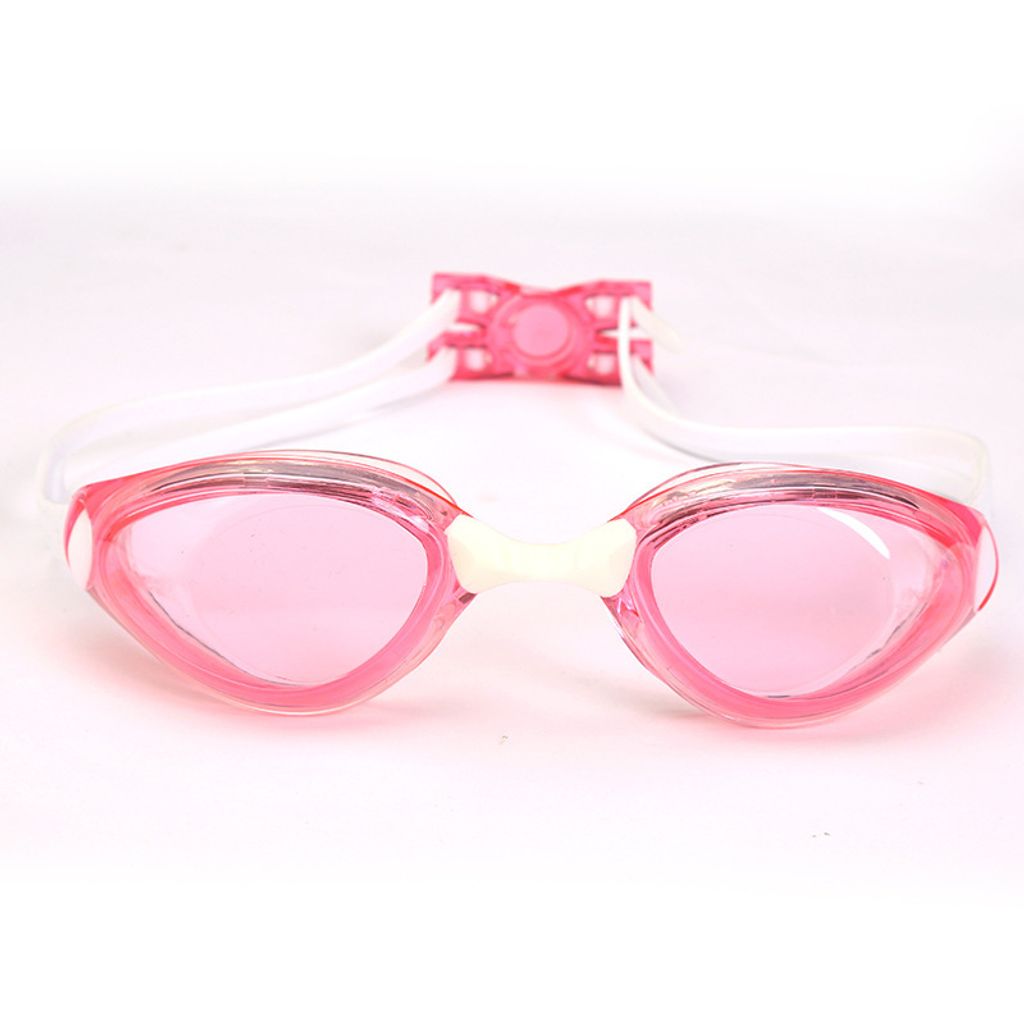 Schwimmbrille für Erwachsene - Unisex Poolbrille - Wettkampf Anti-UV Wasserdichte Schwimmbrille mit verstellbarem Doppelgurt für Herren Damen Jug...