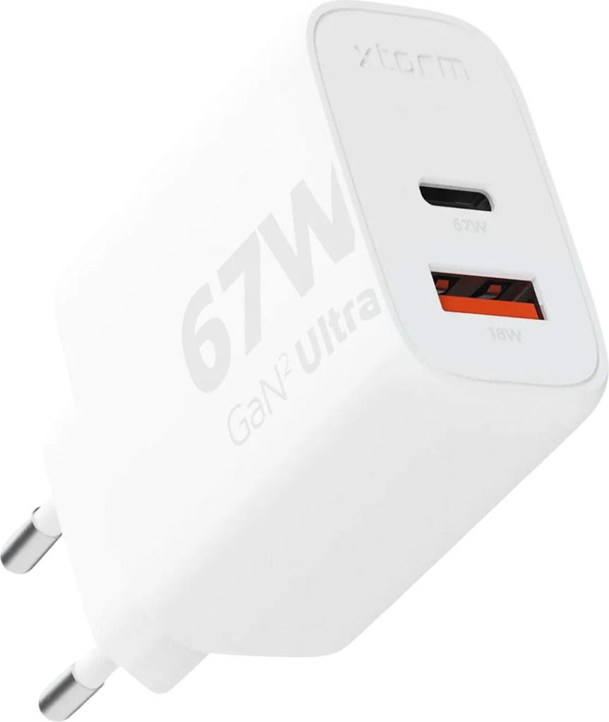 Xtorm 67W GaN² Ultra Charger, Drinnen, AC, Weiß Produktbild 