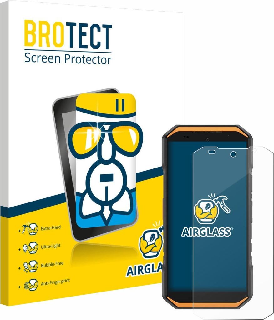 BROTECT Schutzglas für Ulefone Armor X32 Pro Schutzfolie Panzer Folie Glas Display Schutz klar