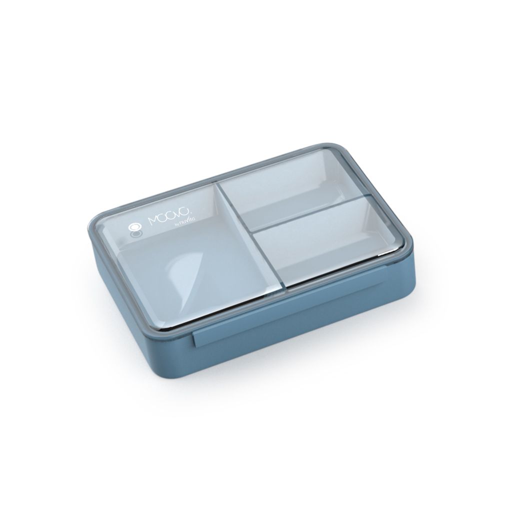 Nuvita Snack-Box 950 ml, Puderblau