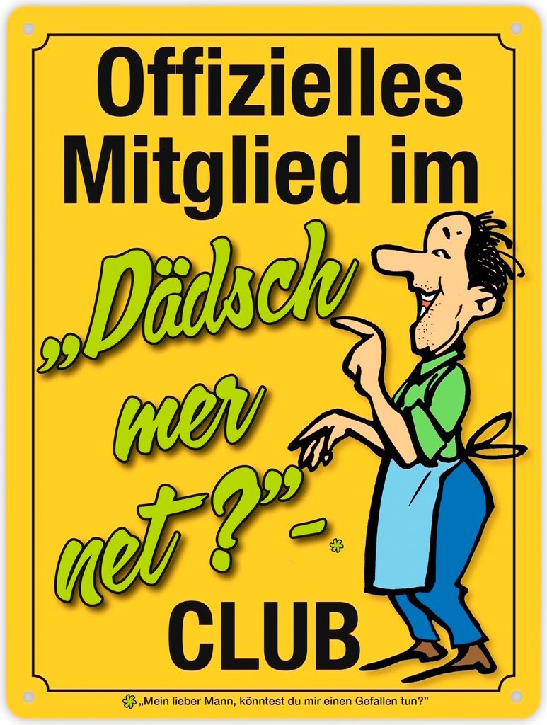 Könntest du mir einen Gefallen tun? Schwäbisches Produktbild 