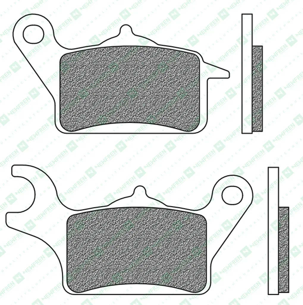 Plaquettes de frein organiques pour Scooter Newfren Elite FD0539BE1