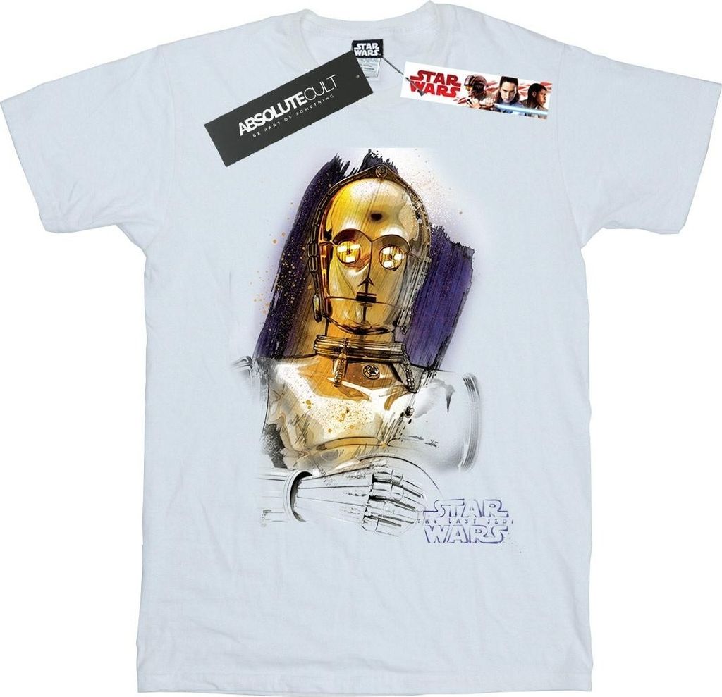 Star Wars - "The Last Jedi" T-Shirt für Damen BI45432 (3XL) (Weiß)
