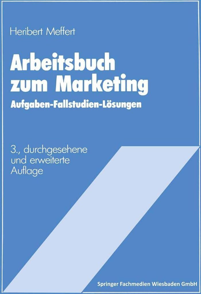 Arbeitsbuch zum Marketing