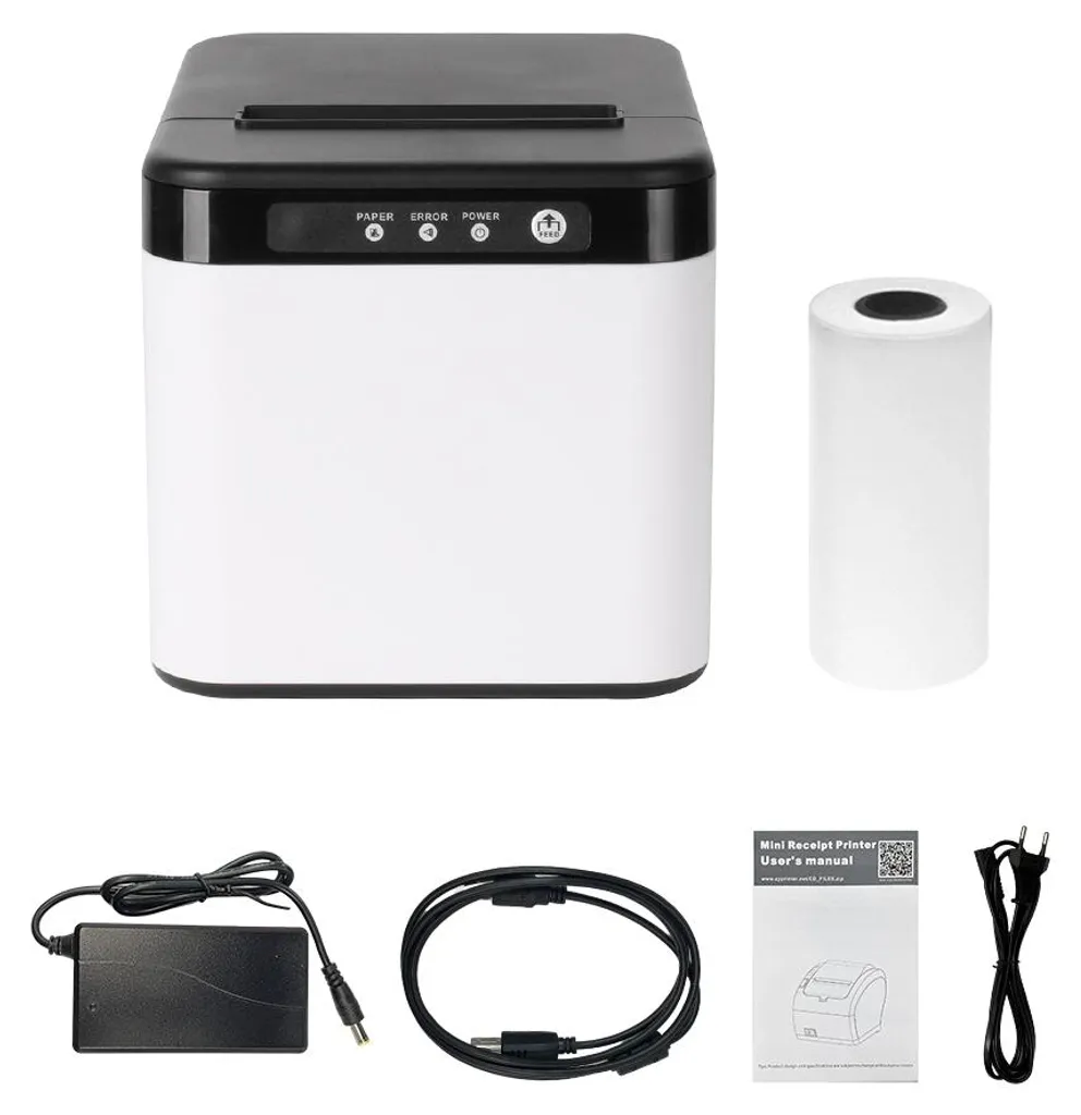 Imprimante thermique de comptoir 80mm anti-bourrage USB LAN