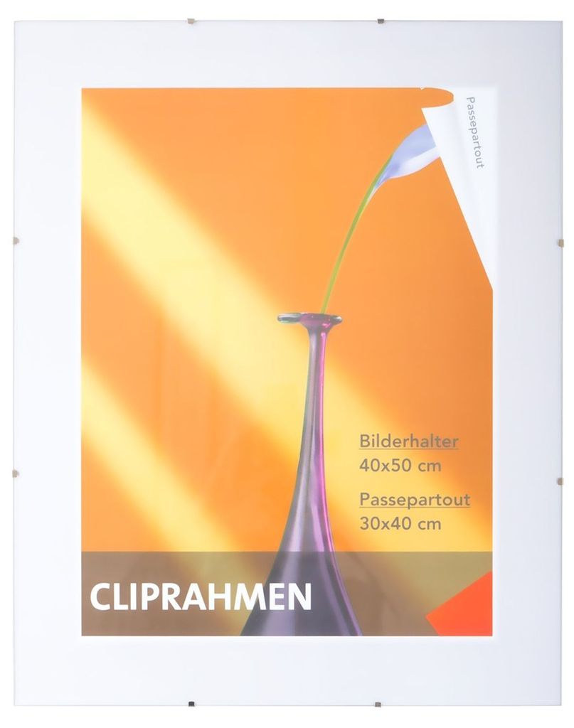 Rahmenlos Bilderhalter Bilderrahmen 40x50 cm Produktbild 