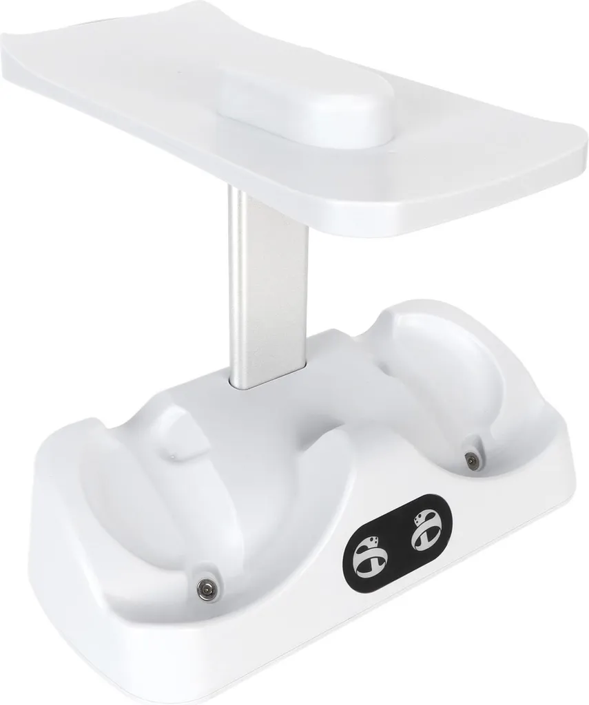 Support de charge PSVR 2 blanc : Station double manettes et casque VR