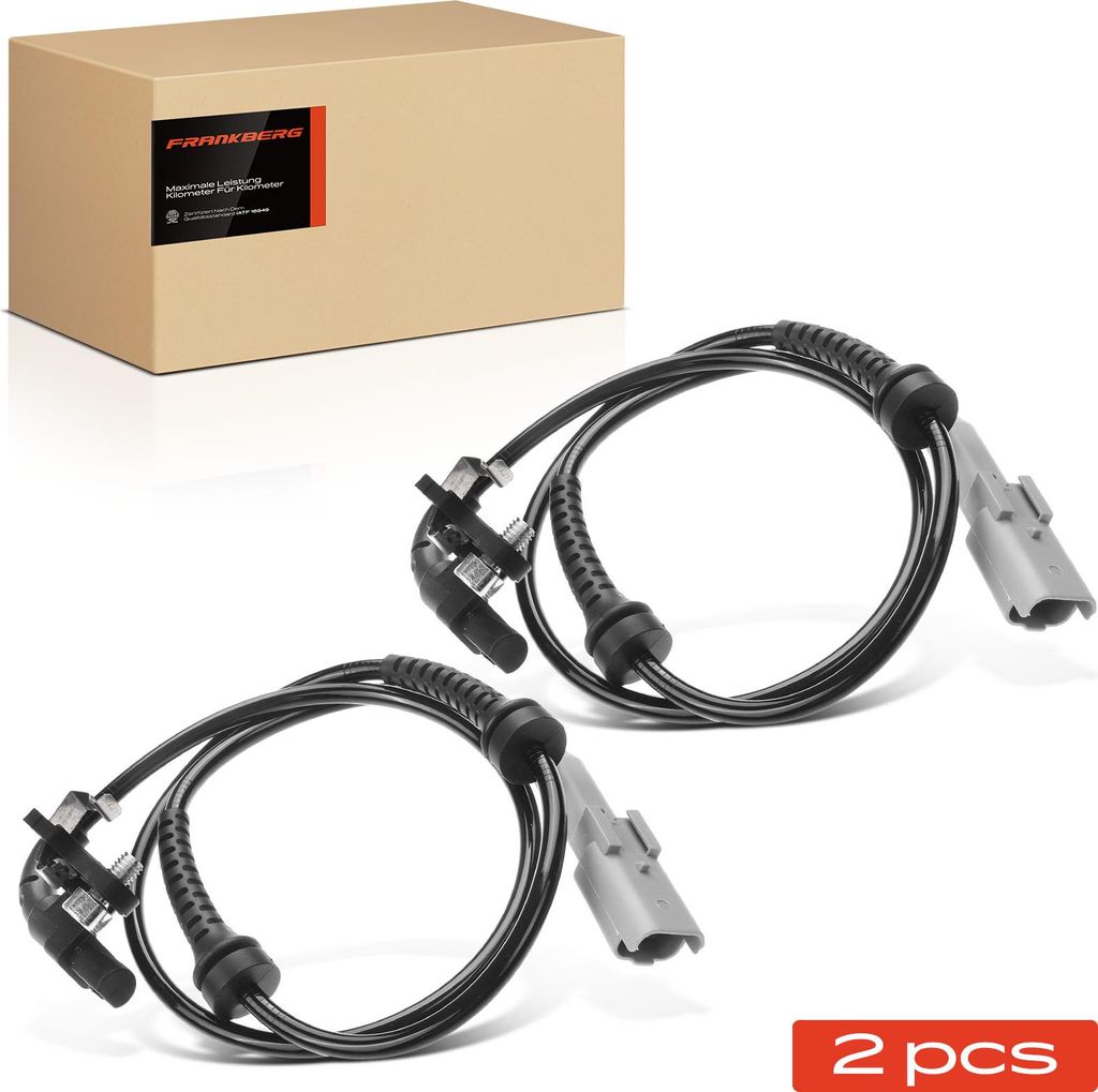 Frankberg 2x ABS Sensor Hinten für Citroën C4 Coupe I II Stufenheck DS4 DS DS4/DS4 Crossback Peugeot 307