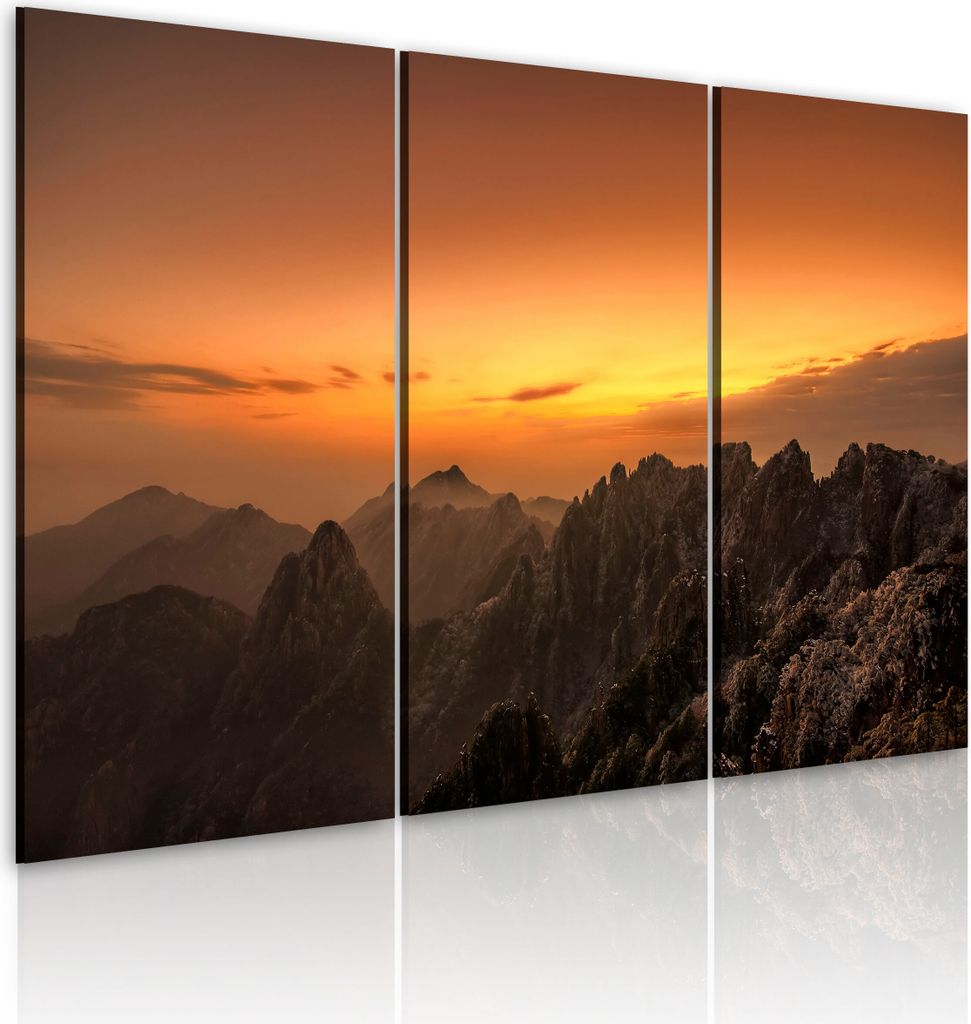 Modernes Wandbild 030212- 45 (120x80) - 3 Teilig Bilder Fotografie auf Vlies Leinwand Foto Bild Dekoration Wand Bilder Kunstdruck Natur