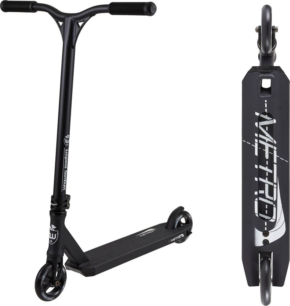Longway Metro 2K19 Stunt-Scooter H=79cm Schwarz + Fantic26 Griptape