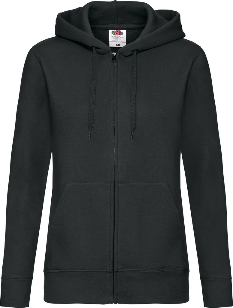 Fruties Sweatshirt mit Reißverschluss für Frauen Shegan schwarz XXL