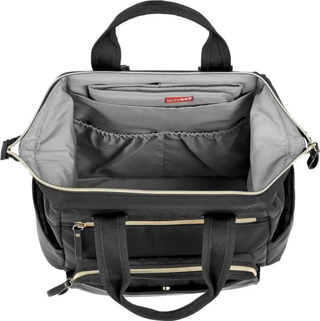 Sac à dos langer Mainframe Noir - Ne cherchez plus vos affaires au fond