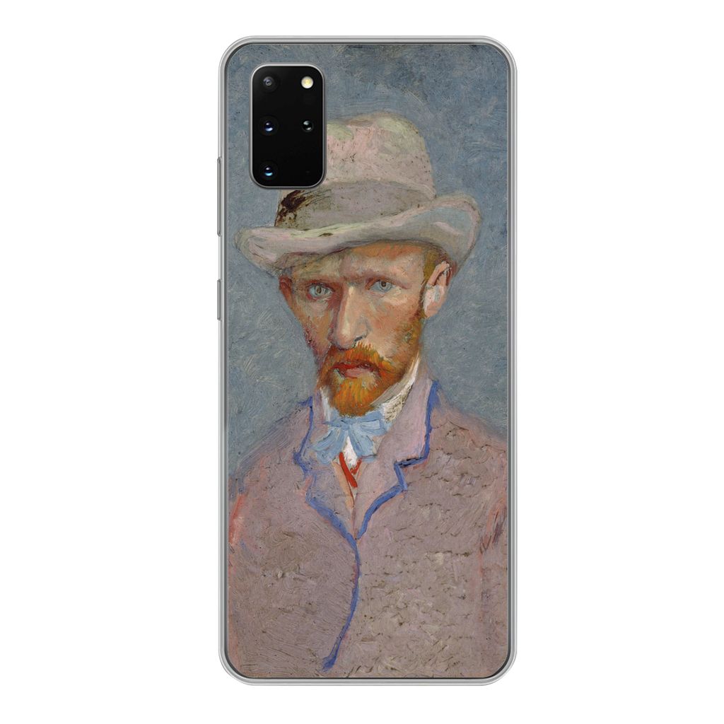 MuchoWow Handyhülle Schutzhülle Hülle für Samsung Galaxy S20 Plus Selbstporträt - Vincent van Gogh Silikon Softcase Handy Hülle - Hartschale