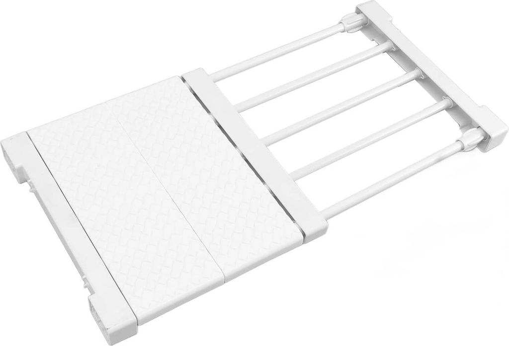 Erweiterbarer Organizer Regal Verstellbar DIY Garderobenverteilung Separator Spannungsplatte für Kleiderschrank Bad Küche Bücherregal 24cm Breit...