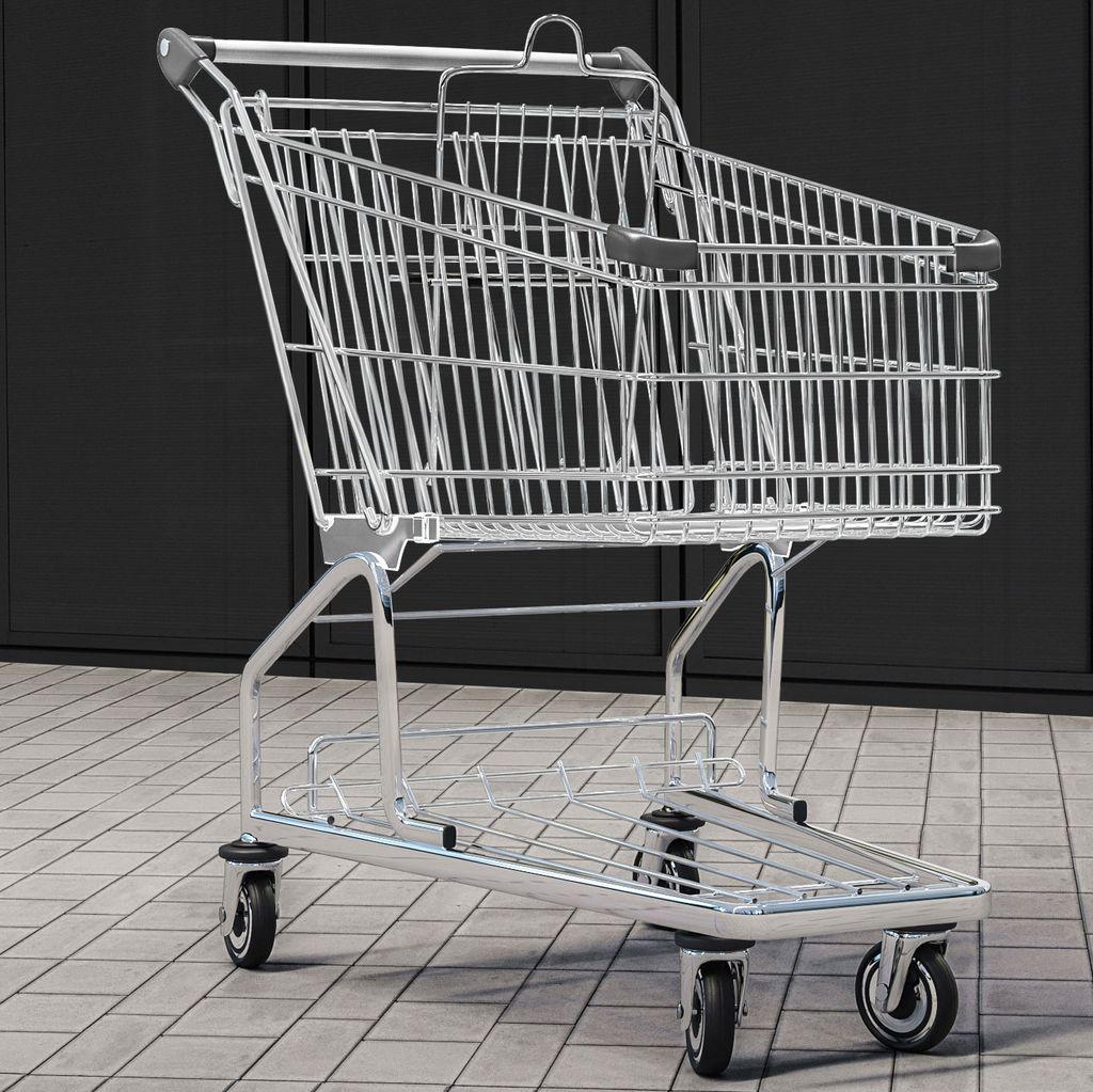 2er-Set ZEUS | Einkaufswagen | 240 Liter | Anthrazit | + Produktbild 