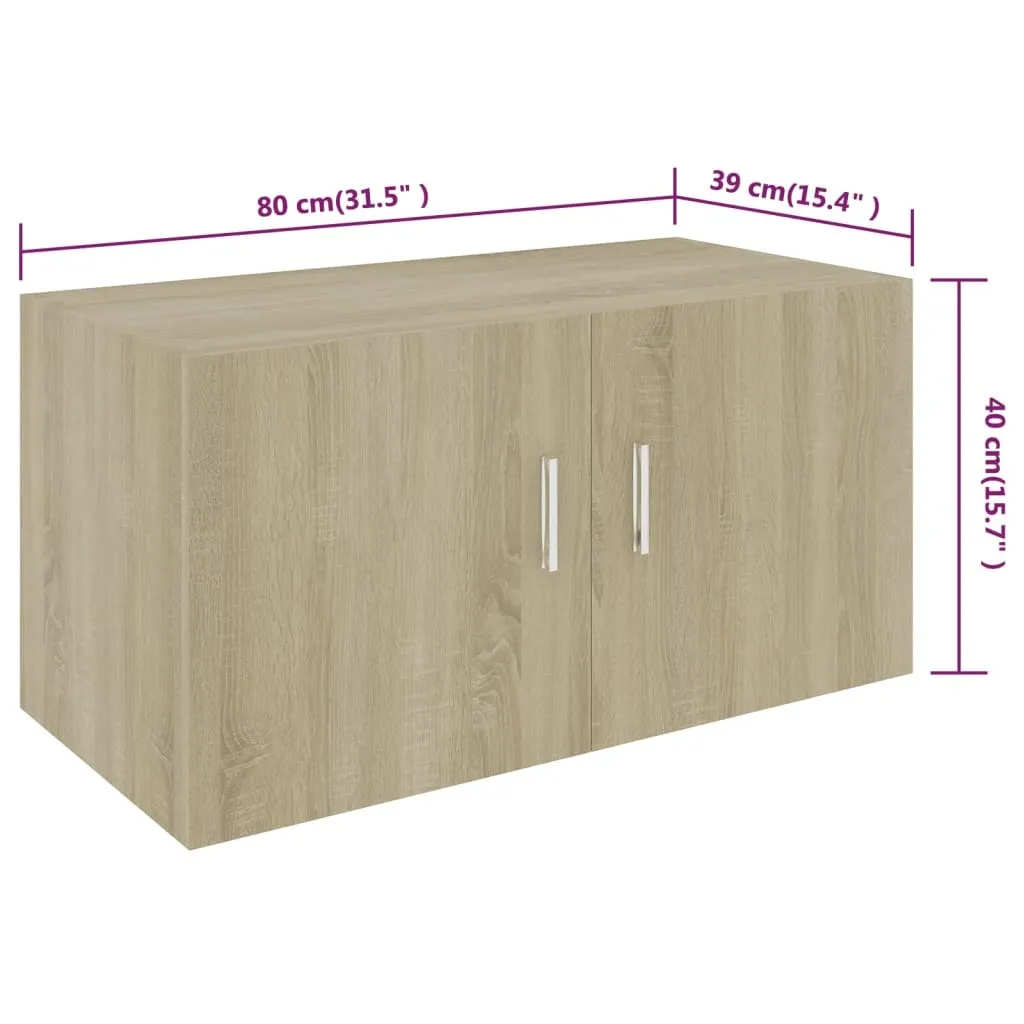 Armadio Sospeso Maison Exclusive 80x39x40 cm - Rovere Sonoma Elegante - 8