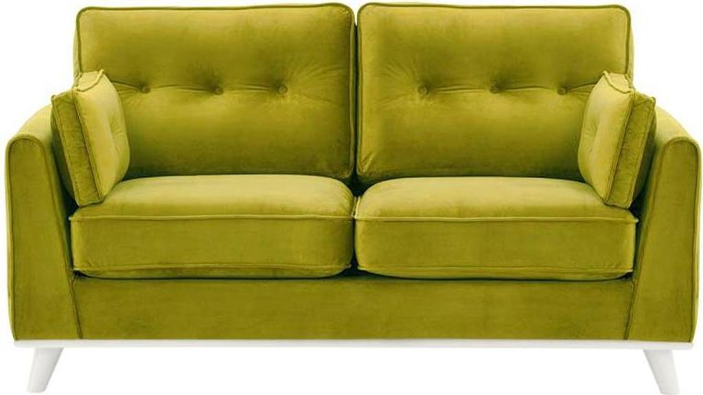 Zweisitzer-Sofa Farrow-Velluto 9-white