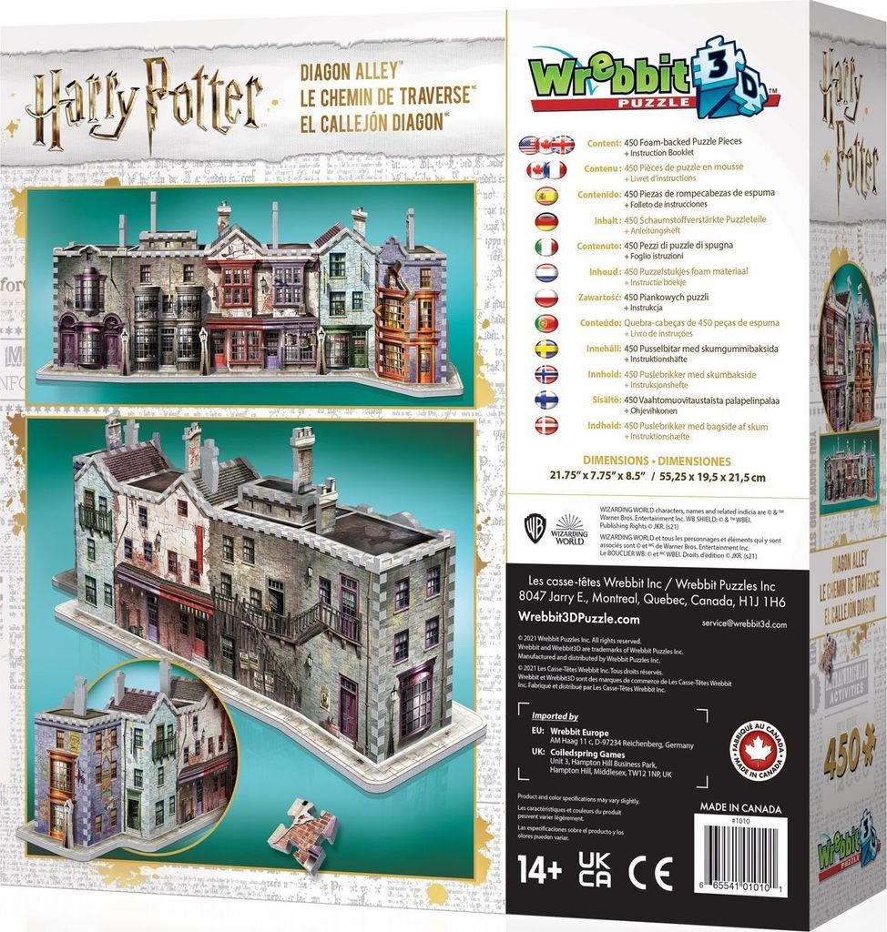 Winkelgasse/Diagon Alley - Harry Potter/ 3D-Puzzle 450 Produktbild 14