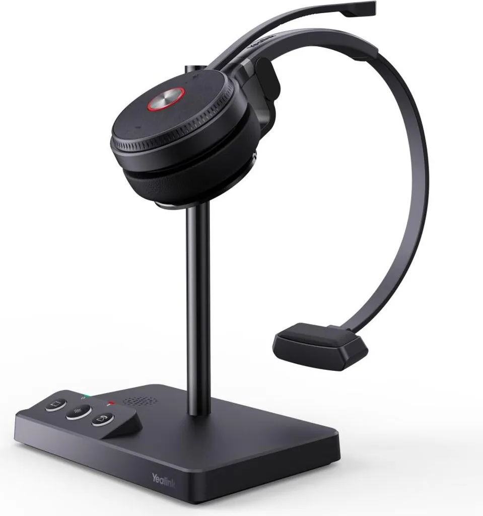 Yealink WH62 Mono : Micro-casque DECT sans fil pour PC et Téléphone IP