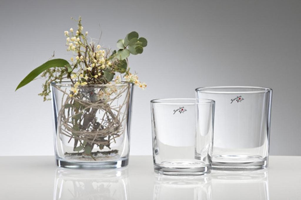 12er Set Teelichthalter, Dekogläser CYLI H. 11cm D. 9,5cm klar Sandra Rich