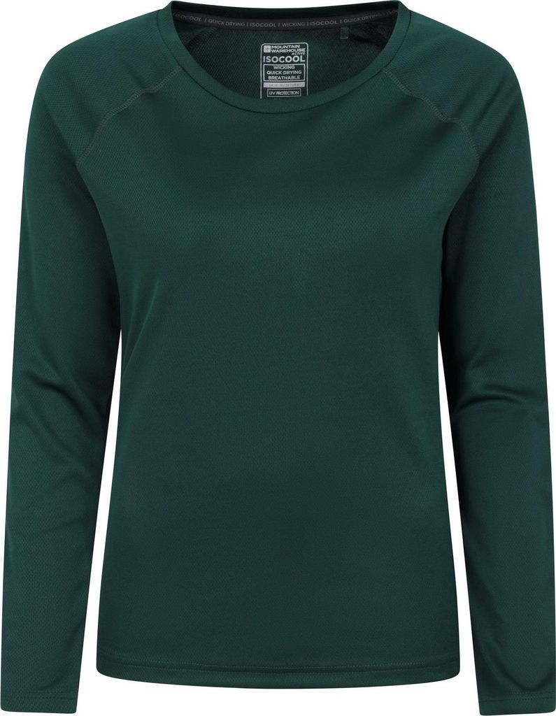 Mountain Warehouse - "Endurance" Oberteil für Damen Langärmlig MW301 (38 DE) (Dunkelgrün)