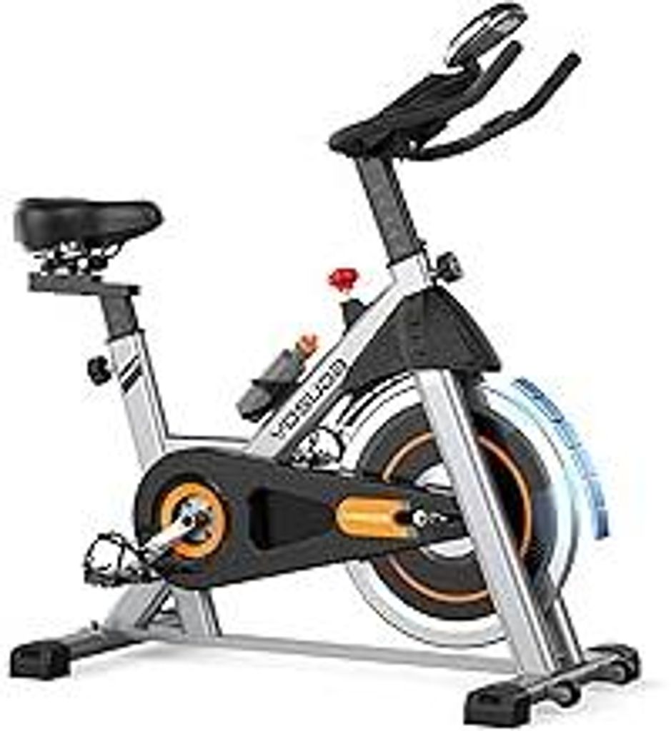 YOSUDA Magnet-Heimtrainer Fahrrad Ergometer - Leises Indoor Bike für Zuhause, mit Tablet-Halter & LCD-Display, 136kg Belastbarkeit