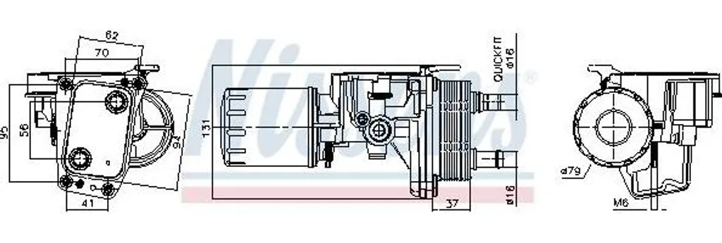 Refroidisseur d'Huile Haute Performance OE 1871413 pour 3008 et Kuga