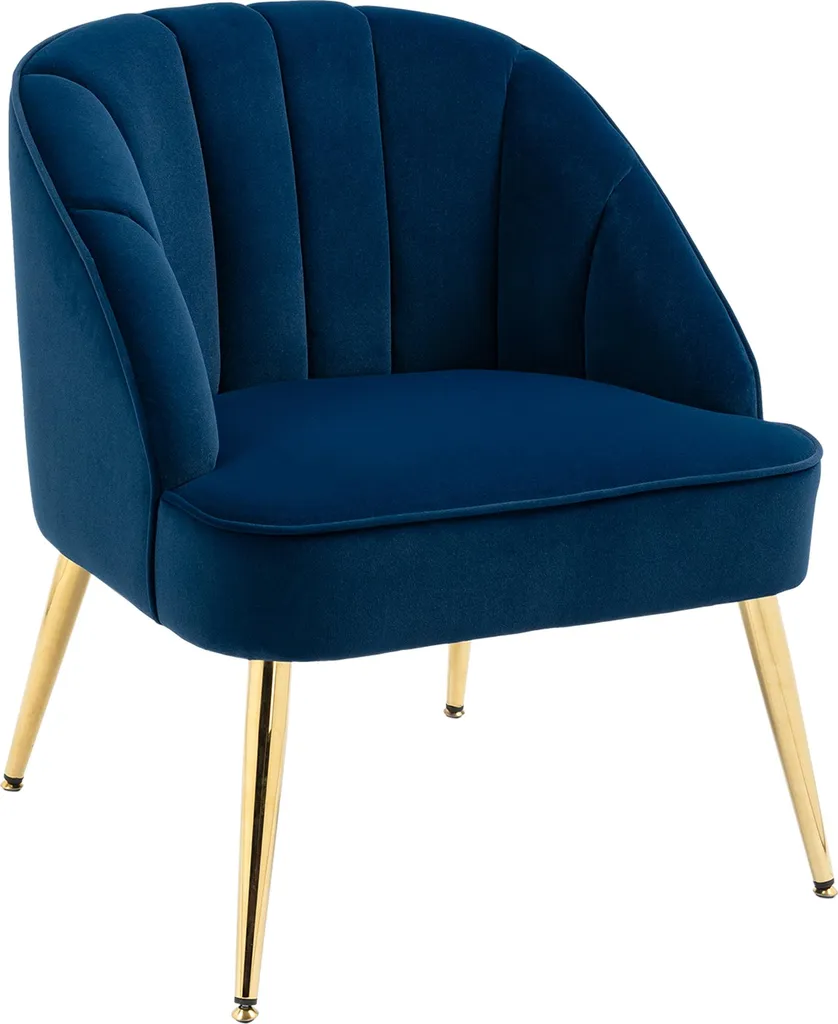 Fauteuil velours gain de place et robuste - Solution assise confort 120kg