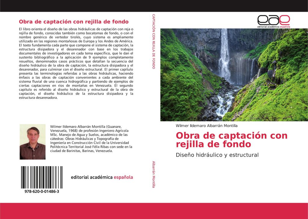 Obra de captación con rejilla de fondo