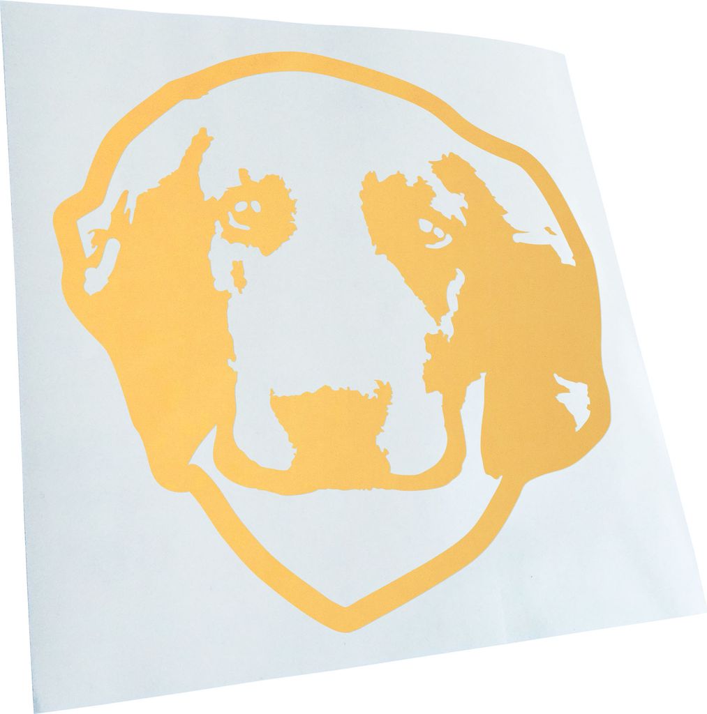 Kiwistar - Autoaufkleber - welsh springer Hund - Creme - 50x50cm - Aufkleber für Auto, Laptop, Fahrrad, LKW, Motorrad mehrfarbig JDM Decal Racing