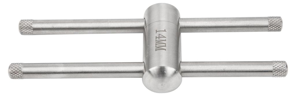 Edelstahl-Billard-Queue-Spitzenunterdrücker-Werkzeugformer für 11/14 mm Snooker-Stick14 mm