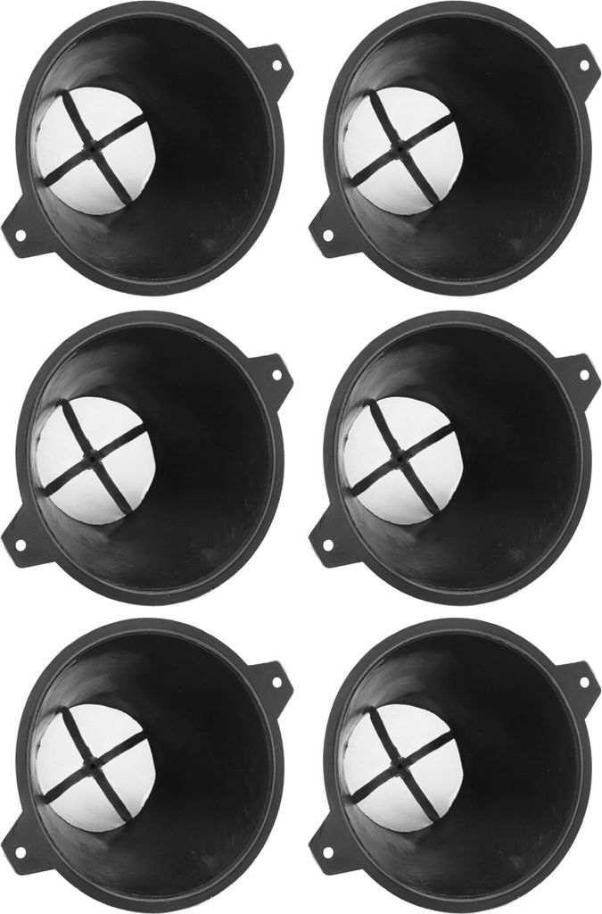 6PCS Kunststoff-Farbfilter mit feinem Nylongewebe Wiederverwendbares Sieb für Öl auf Wasserbasis Lebensmittelrückstände