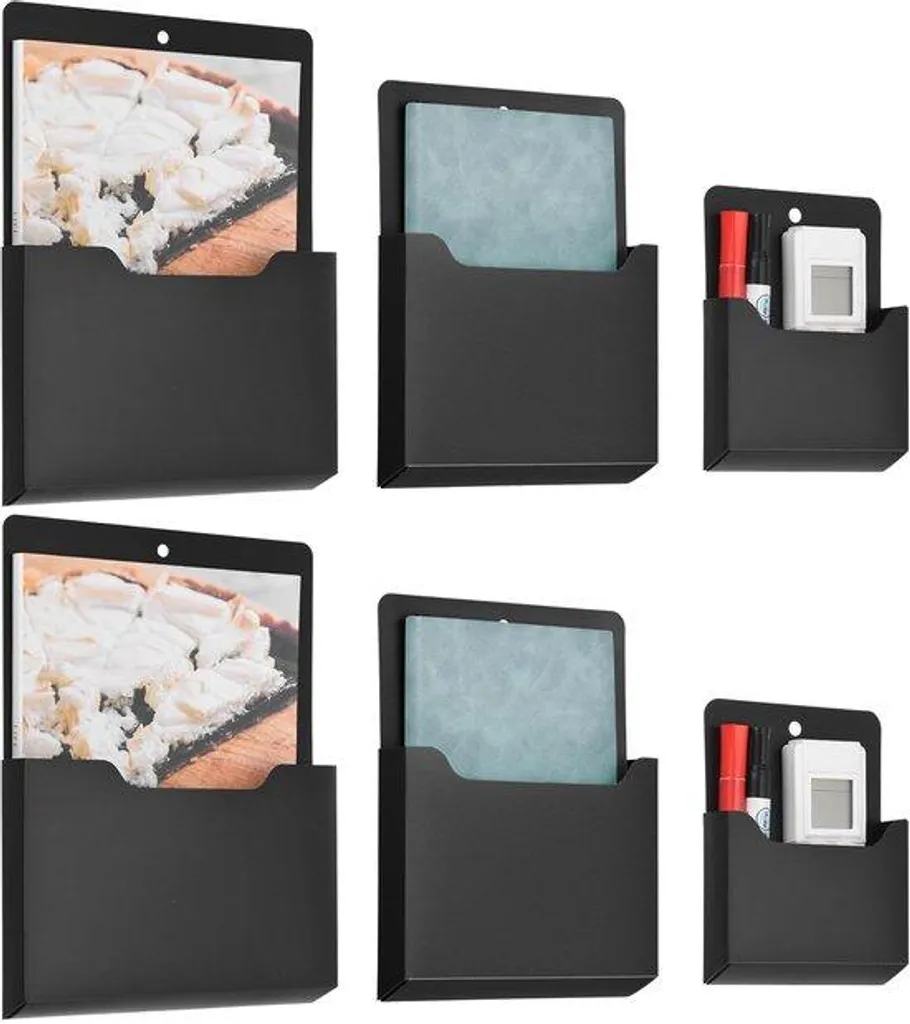 Porte-documents magnétiques noirs robustes - Multi-formats aimantés