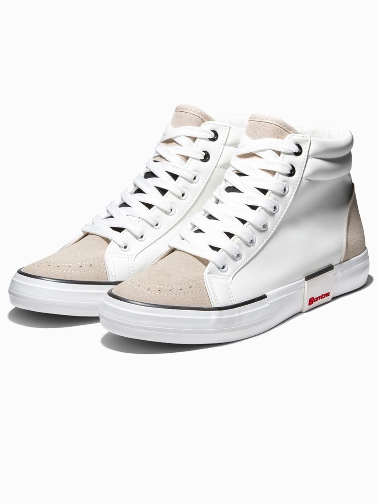 Ombre Clothing Turnschuhe für Herren Taylor Weiß 41 Produktbild 