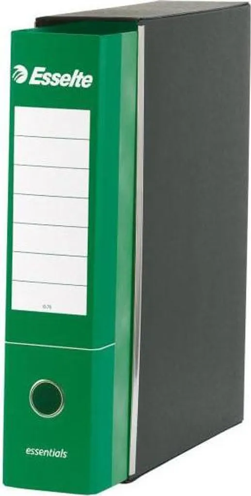 Classeur à anneaux Esselte Essentials vert A4 pour un bureau rangé