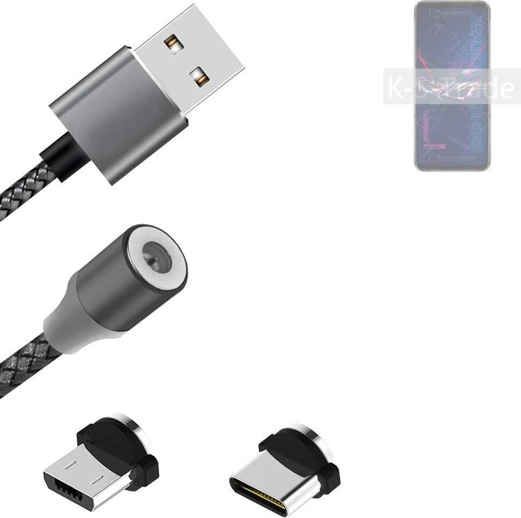 K-S-Trade Hochwertiges Magnet-Lade-kabel Sync-Kabel Produktbild 