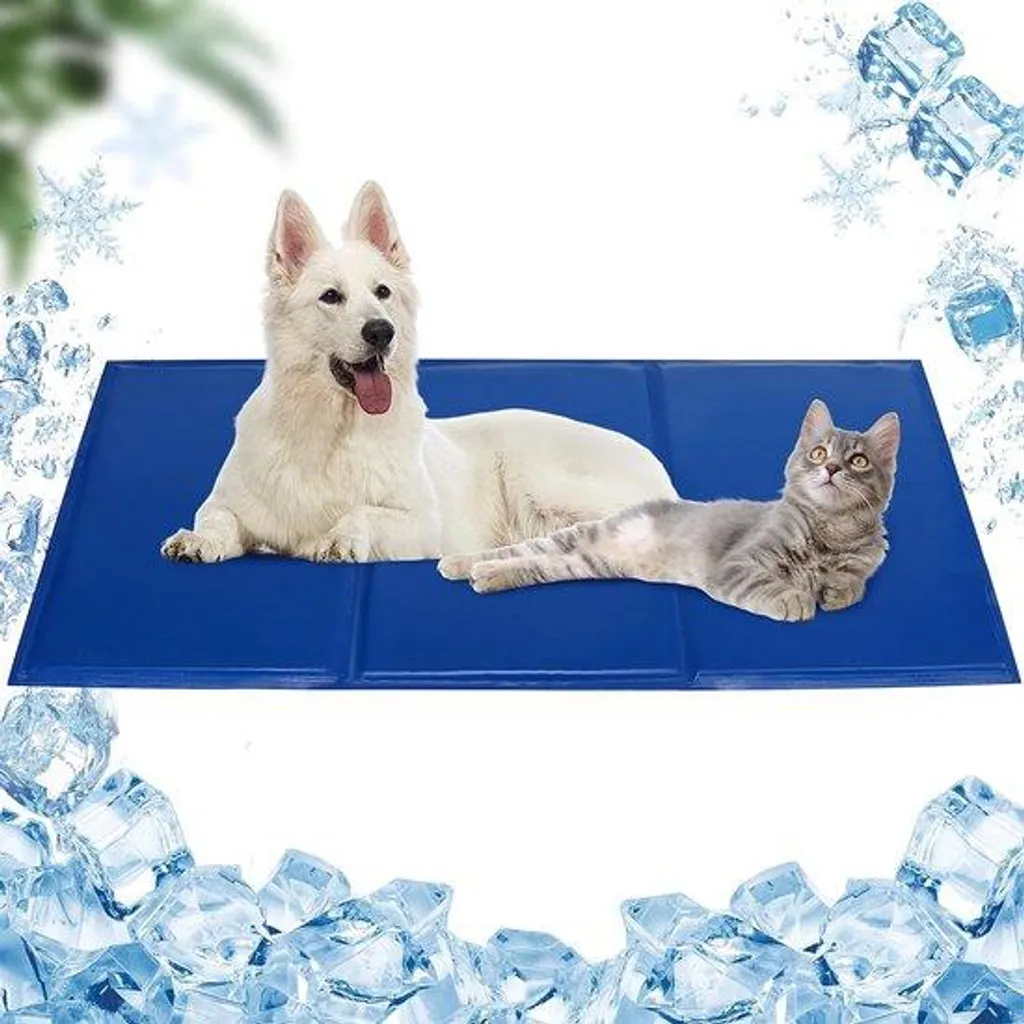 Tapis rafraîchissant pour chien en voiture et maison, format 120x70 cm