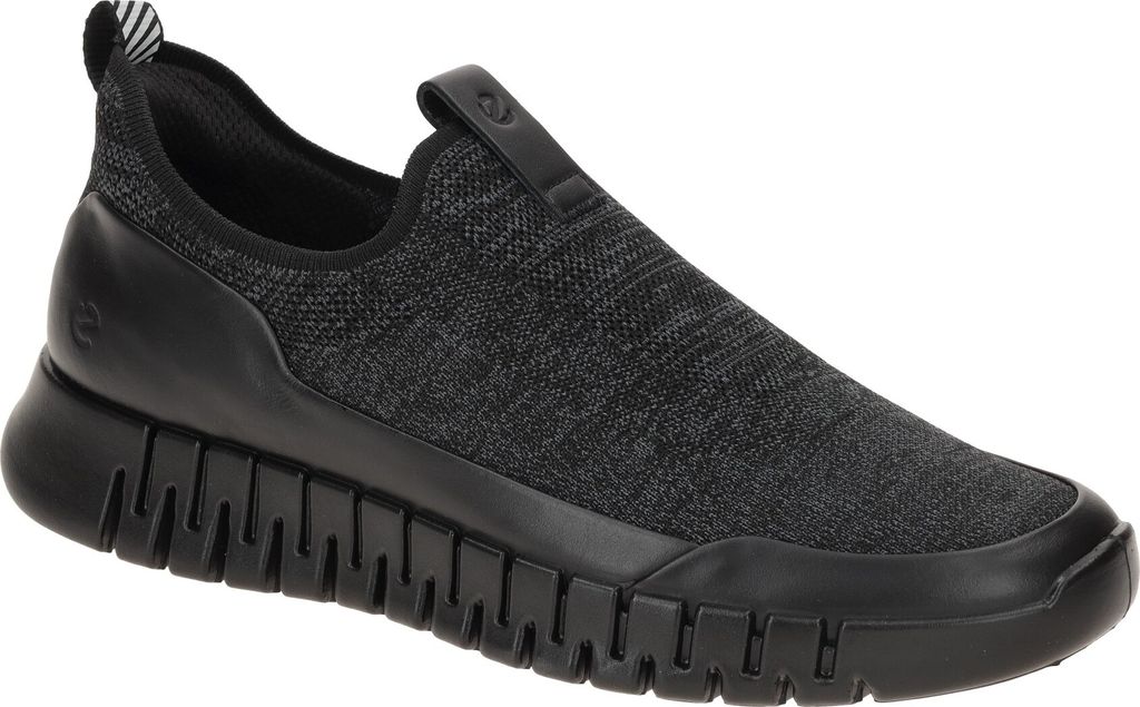Ecco GRUUV Herrenschuhe - sportliche Slipper - Halbschuhe schwarz NEU