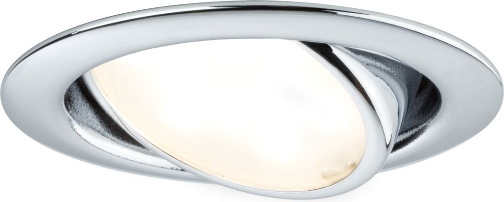 Paulmann Möbel Einbauleuchten Set LED schwenkbar 3x4,2W 13VA 230/350mA Chrom/Metall