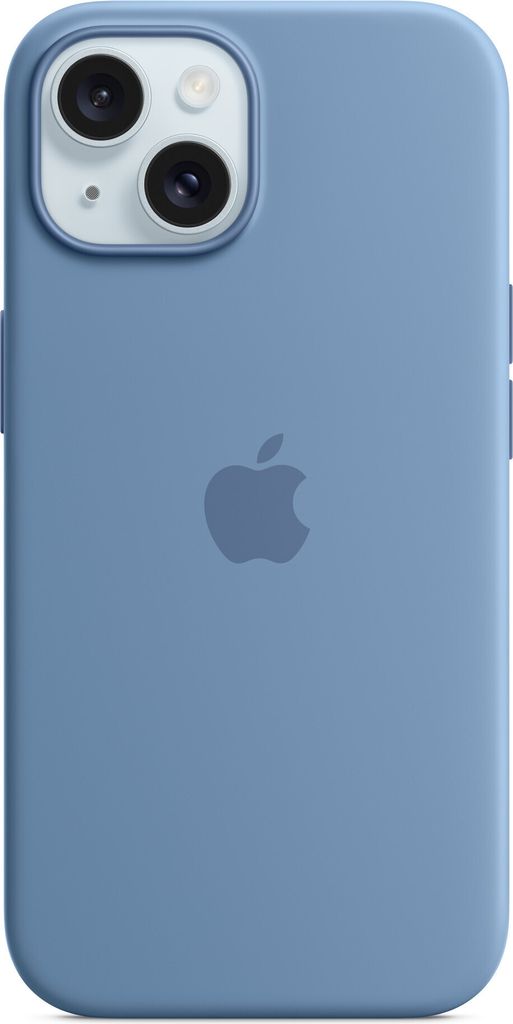 iPhone 15 Plus Silicone Case with MagSafe - Winter Blue Produktbild 