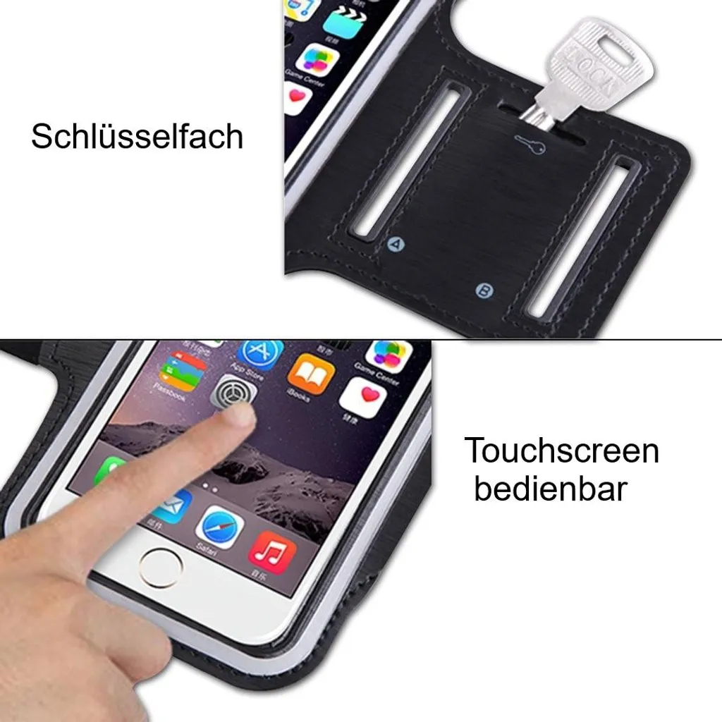 Custodia Braccio LG K9 Fitness: Fascia Leggera per Sport e Corsa - 4
